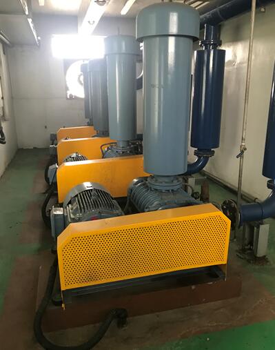 龙铁罗茨鼓风机在吴江市平望污水处理厂使用