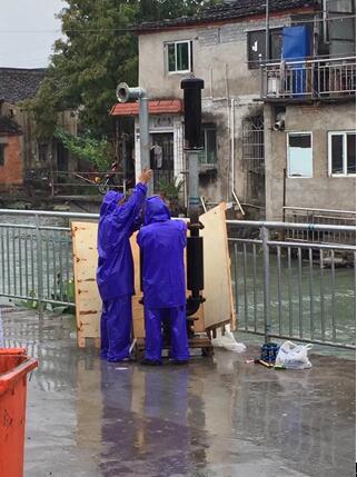 太仓龙铁沉水风机应用于浙江杭州河道治理