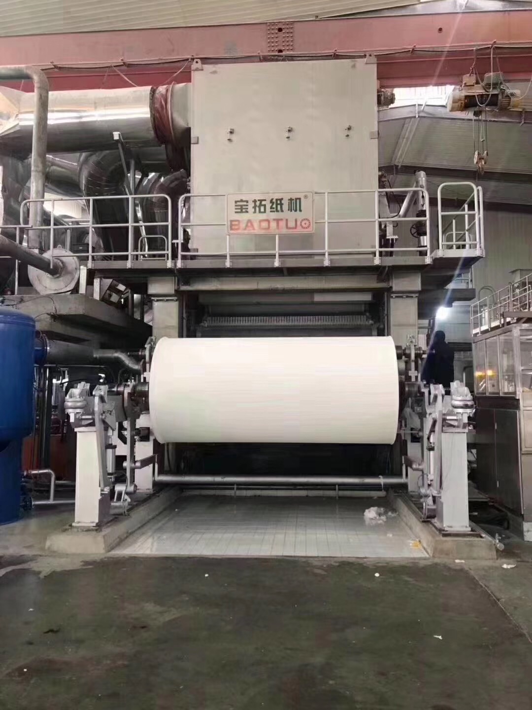 宝索集团纸机设备配套龙铁真空泵