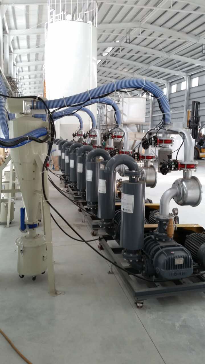 龙铁真空泵应用于飞利浦公司中央供料系统