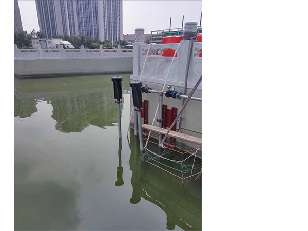 太仓龙铁沉水风机应用于天津河道治理